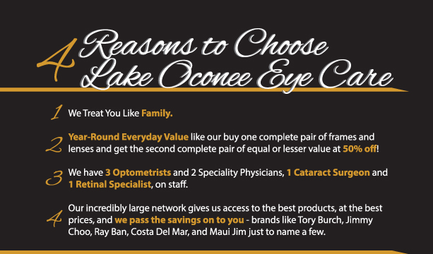 4 Reasons to Choose Lake Oconee Eye Care