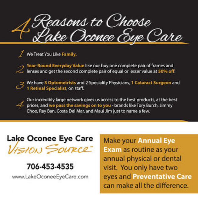 4 Reasons to Choose Lake Oconee infographic