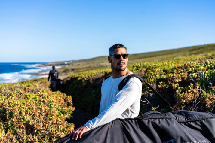 A man wearing Otis & Piper sunglasses